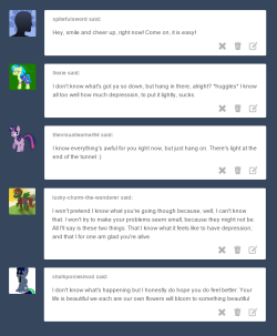 ask-past-fluttershy:Thank you. So much.   ;w; *bug huggles*