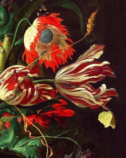 forevernoon:  Jan Davidszoon de Heem  1606-1684 Vase of Flowers