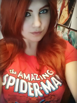 spidermans-booty:  Mary Jane Watson makeup/cosplay-test for CONvergence~