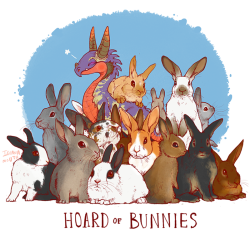 iguanamouth:  UNUSUAL HOARD commission for silbern, just in time for easter !!