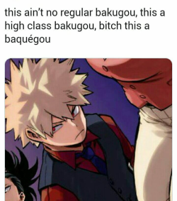 badass-queen:  *fell in love with bakugou in french* 🔥♥