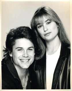 indypendent-thinking:  Rob Lowe & Demi Moore publicity photo