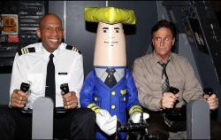 Kareem, Robert Hays, and Otto from “Airplane!” reunited