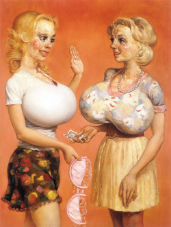 orplid:  John Currin (American, b. 1962) - ‘Jaunty and Mame’,