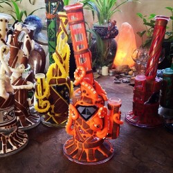 weedporndaily:  Colab w/ @aeonglass #mixed #media by no7glass