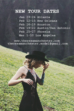 NEW TOUR DATES - if you’re in the southern part of the
