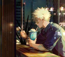 taro-k:  chilling in a cafe