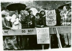 heyy-faggot:  Demonstration at New York City Hall in support