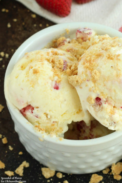 do-not-touch-my-food:  Strawberry Cheesecake Ice Cream  NOM
