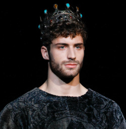 vuittonv:  Thom Morell at Dolce & Gabbana F/W 2014-15. 