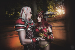 Krasus and Alexstrasza cosplay by Narga-Lifestream 