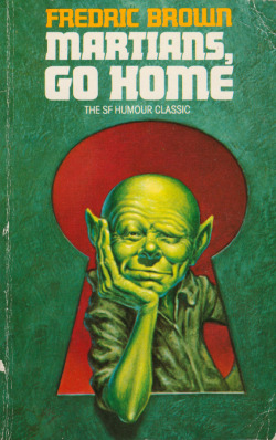 Martians, Go Home, by Fredric Brown (Grafton Books, 1987). From