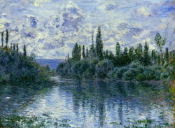 claudemonet-art:  Arm of the Seine near Vetheuil, 1878 Claude