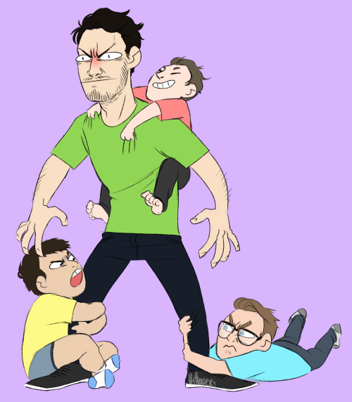 hittower:  Since this boys are living all together i just can picture the thing like this.   100% accurate