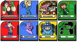 enterpraiz:  captainanaugi:  The Smash Bros Collab! The combined