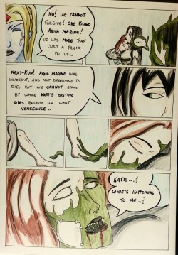 Kate Five vs Symbiote comic Page 110  The plot thickens. Balthus