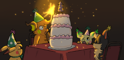 ask-firefly-the-raichu:  Happy birthday babu~ ((OMFG WENDELL