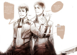 boissb:  I always imagine Jean discussing Eren’s improvement