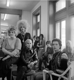 lovingthesixties:  Andy Warhol and members of The Factory photographed