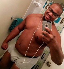 thickumsandthangs21:  Sexy Fat Boy!