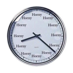 modernhipsterfun:  #horny o’clock!