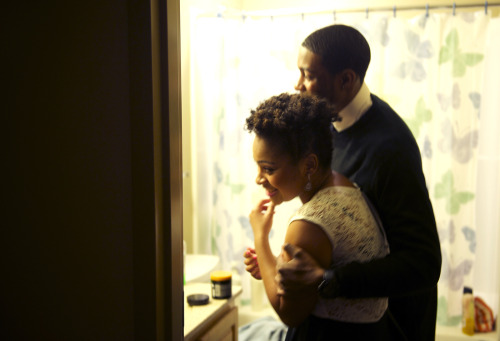 coffee-talk:  me and my boyfriend getting ready for the Ebony Ball <3 