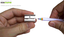 whimmy-bam:  steampoweredcupcake:  itscolossal:  Rainbow Pencils