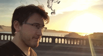 markipliergamegifs:  Oh you know, just a normal leisurely walk, nothing strange at all~  Markiplier Walks Down The Street 
