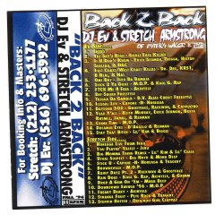this tracklist reads like a greatest hits tape! DJ Ev &amp; Stretch Armstrong &ldquo;Back To Back&rdquo; Side ADJ Ev &amp; Stretch Armstrong &ldquo;Back To Back&rdquo; Side B (via konstantkontact)