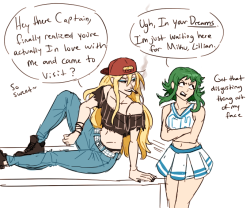 dashingicecream:badgirls!au has given me life once again