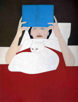 laurentletadic:  Will Barnet, woman reading, 1965