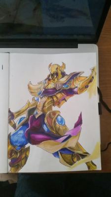 weagueofwegends:  Azir Fanart by Vampilina 