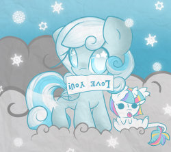 theponyartcollection:  From Winter with Love by =PaperStarWishes