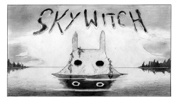 Sky Witch title card design by writer/storyboard artist Ako Castuera