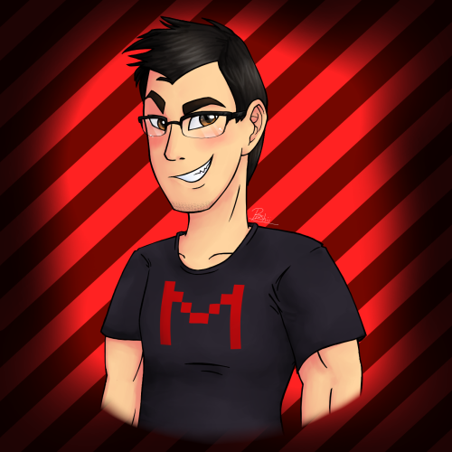 brishii-mod:  I made some fanart for Markiplier because a couple nights ago he saved my life and I love him soo much. I want him to notice it so badly ^^; But, yup! enjoy~!