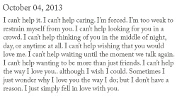 This is exactly how I feel about him. Wishing I could just turn