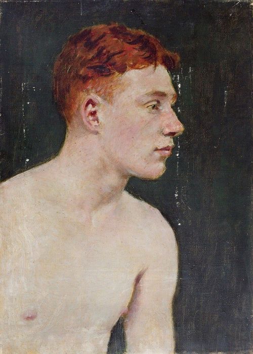 beyond-the-pale: Half-Length Portrait   of a Young Man - Denman