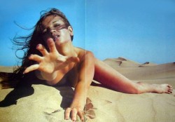 thegoldendove:  Christina Lindberg  - Completely Deserted 1973