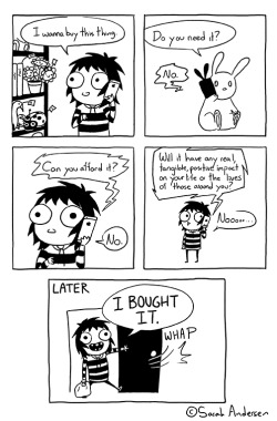 asfunnyasahernia:  tastefullyoffensive:  by Sarah Andersen  Meeeeee