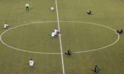 melissem: Greek match delayed as players stage sit-down protest