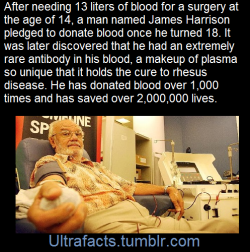 realcleverscience:  ultrafacts:James Christopher Harrison, also