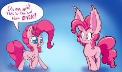 finalskies:  Uh-oh! Looks like our Pinkie’s are teaming up!