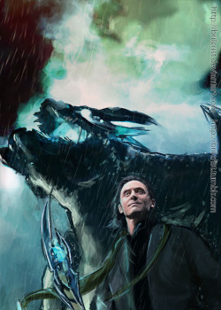  Marvel X Pacific Rim AU: Loki the Kaiju Masterthis is piece