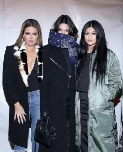 kendall-kyliee:February 12th, 2015 - Kendall & Kylie Attend