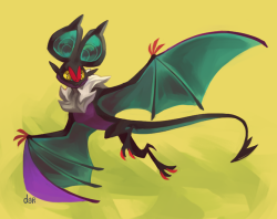 dar-draws:Noivern commission for @leporidaefluff