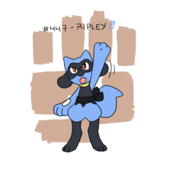 sometimesriolu:  Hello! This will be an occasional riolu doodle
