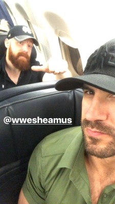 deidrelovessheamus:  Sheamus and Cesaro pic from Cesaro’s IG