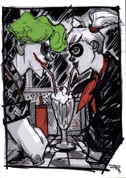 bettyfelon:  Rockabilly Harley Quinn & The Joker, by Denis