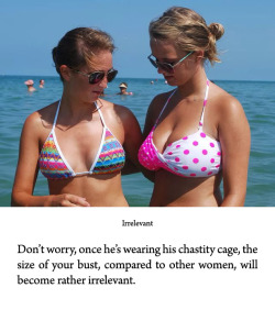 Another thing that will become irrelevant: garishly colored bikinis.