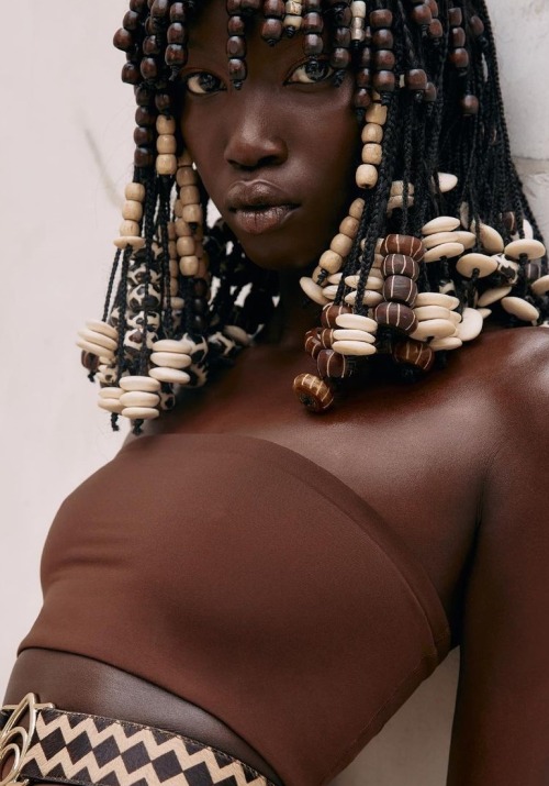 modelsof-color:Anok Yai by Adrienne Raquel for BROTHER VELLIES